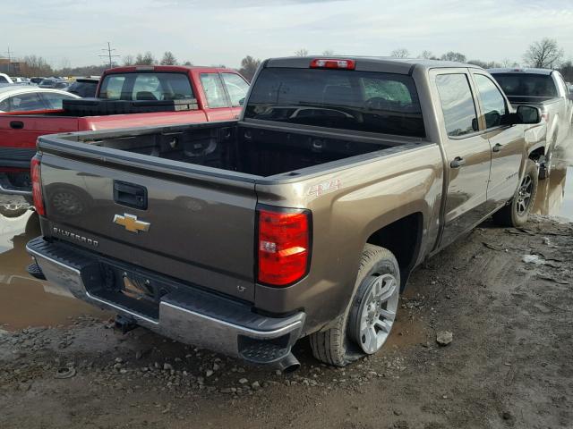 3GCUKREC2EG144932 - 2014 CHEVROLET SILVERADO BROWN photo 4