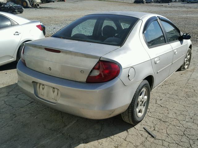 1P3ES46C71D112829 - 2001 PLYMOUTH NEON BASE 银色 照片 4