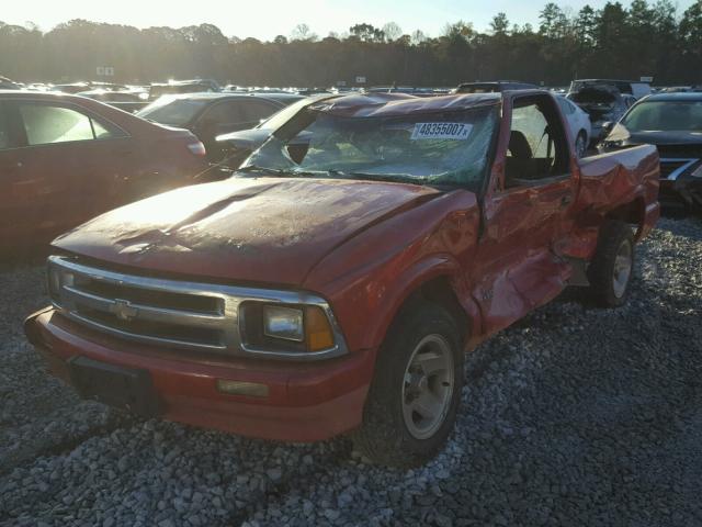 1GCCS1445TK193247 - 1996 CHEVROLET S TRUCK S1 RED photo 2