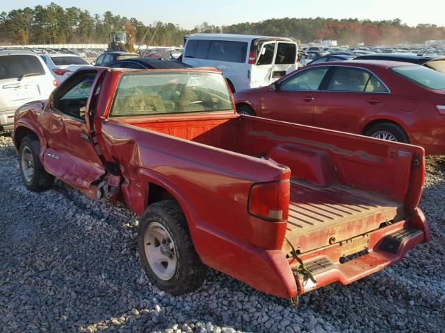 1GCCS1445TK193247 - 1996 CHEVROLET S TRUCK S1 RED photo 3