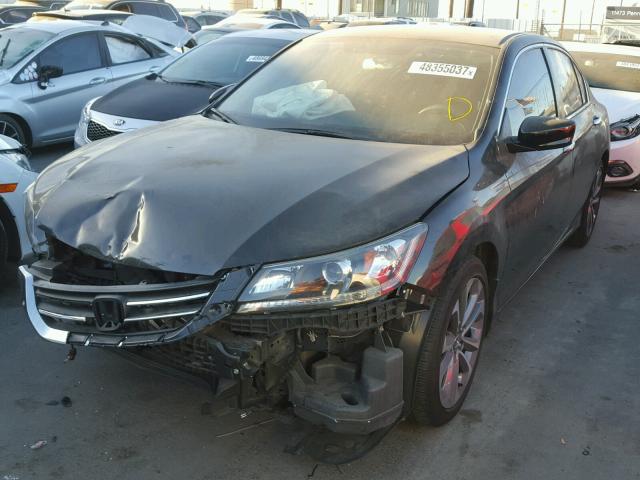 1HGCR2F5XFA257141 - 2015 HONDA ACCORD SPO BLACK photo 2