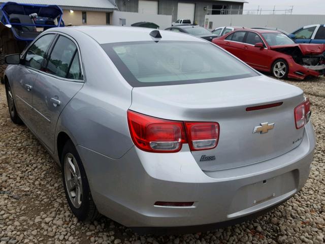 1G11B5SAXDF245613 - 2013 CHEVROLET MALIBU LS ვერცხლისფერი ფოტო 3