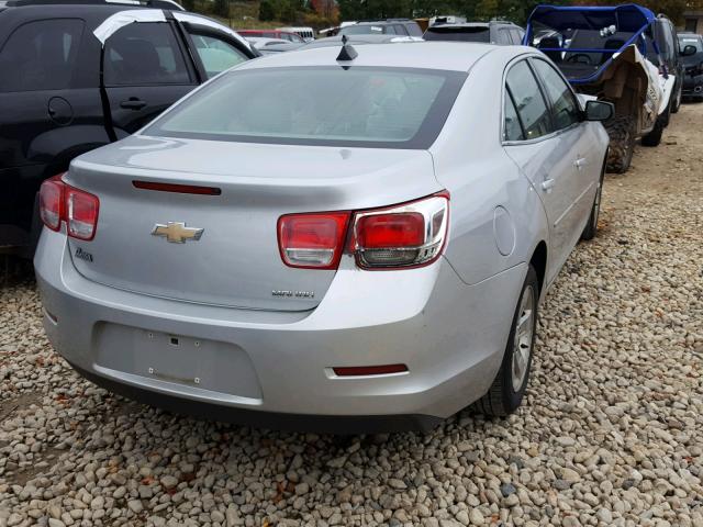 1G11B5SAXDF245613 - 2013 CHEVROLET MALIBU LS ვერცხლისფერი ფოტო 4