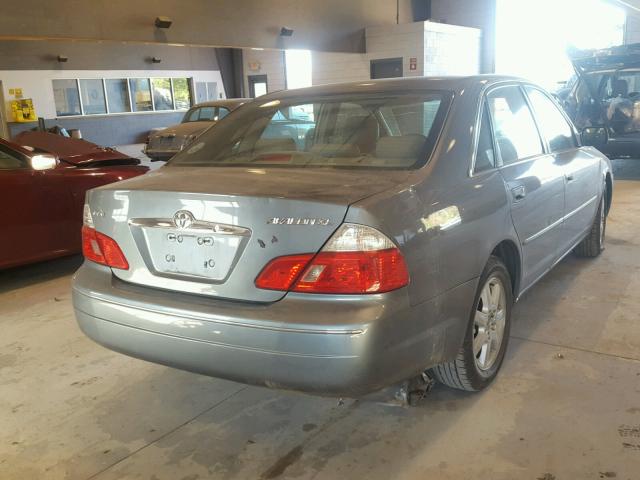 4T1BF28B23U313052 - 2003 TOYOTA AVALON XL GRAY photo 4