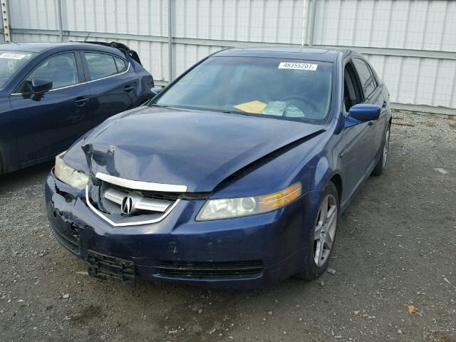 19UUA66224A802996 - 2004 ACURA TL BLUE photo 2