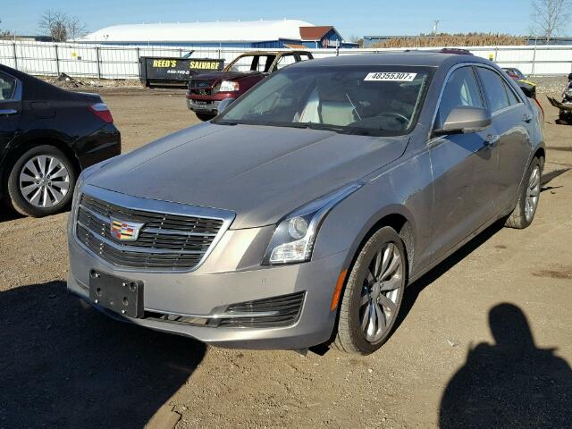 1G6AH5RXXH0161044 - 2017 CADILLAC ATS LUXURY BROWN photo 2