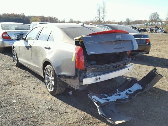 1G6AH5RXXH0161044 - 2017 CADILLAC ATS LUXURY BROWN photo 3