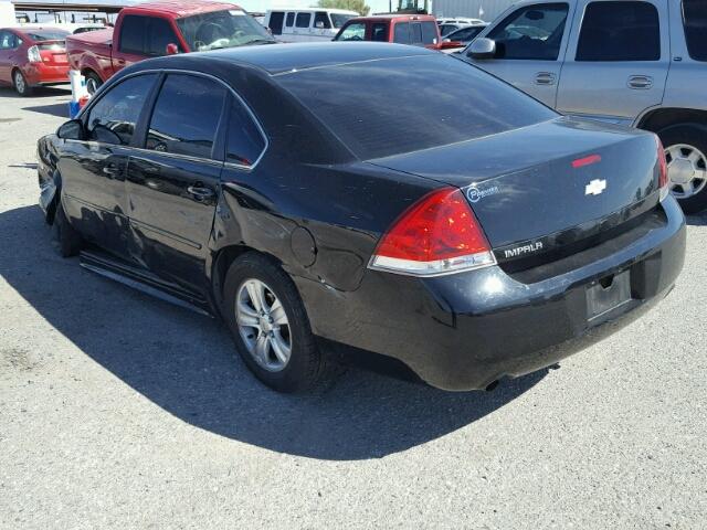 2G1WF5E32D1226360 - 2013 CHEVROLET IMPALA LS BLACK photo 3