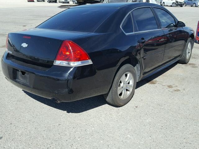 2G1WF5E32D1226360 - 2013 CHEVROLET IMPALA LS BLACK photo 4