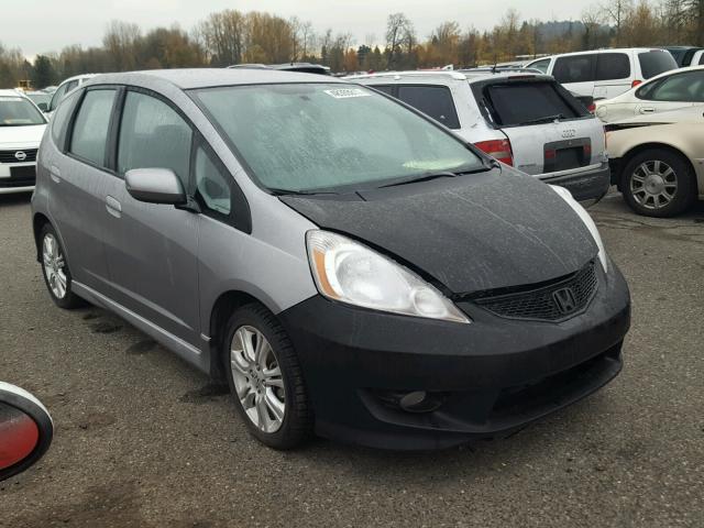 JHMGE88409S008699 - 2009 HONDA FIT SPORT GRAY photo 1