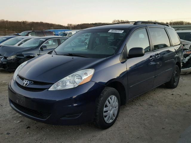 5TDZA23C16S546530 - 2006 TOYOTA SIENNA CE BLUE photo 2