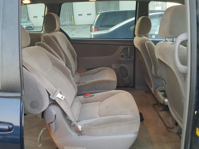 5TDZA23C16S546530 - 2006 TOYOTA SIENNA CE BLUE photo 6