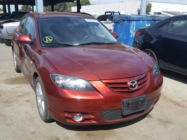 JM1BK323861542767 - 2006 MAZDA 3 S RED photo 1