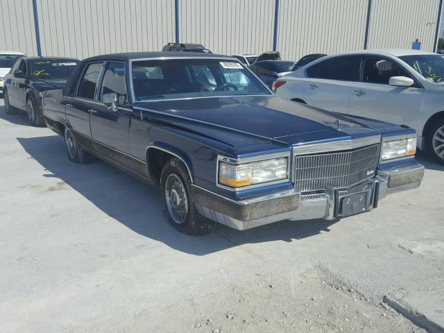 1G6DW54Y8LR727144 - 1990 CADILLAC BROUGHAM BLUE photo 1