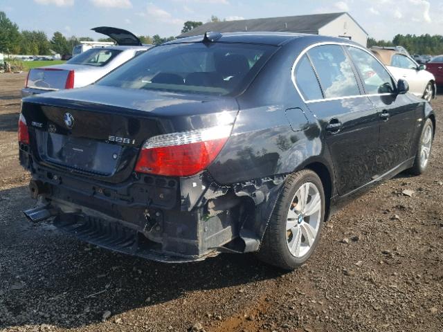 WBANV13539CZ54996 - 2009 BMW 528 XI BLACK photo 4