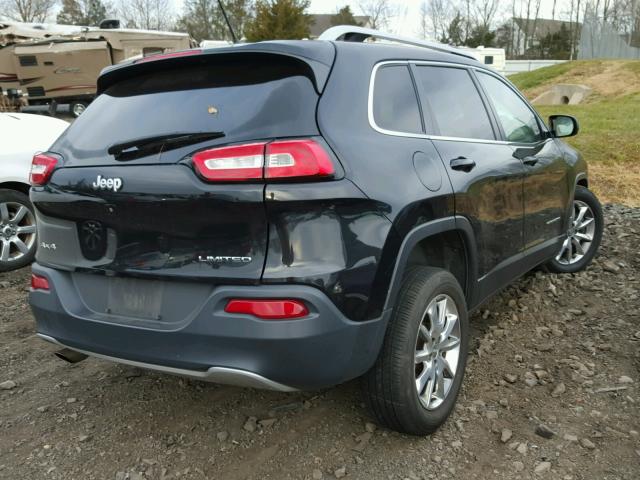 1C4PJMDB3EW158979 - 2014 JEEP CHEROKEE L BLACK photo 4