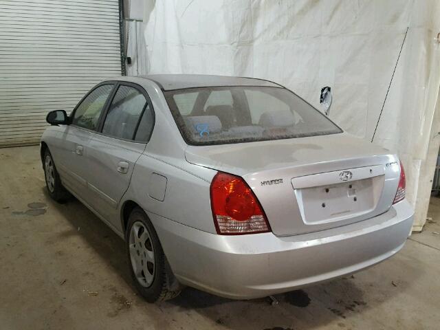 KMHDN46D46U311352 - 2006 HYUNDAI ELANTRA GL SILVER photo 3