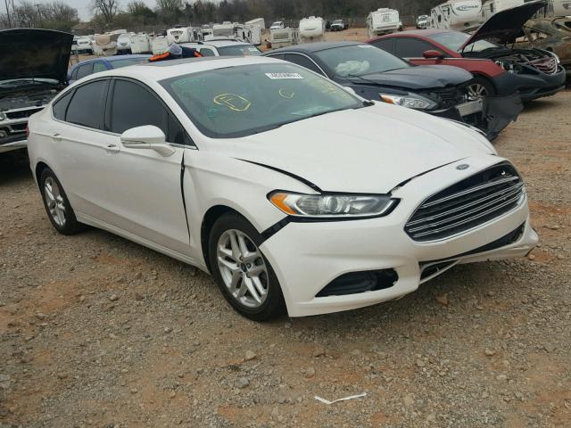 3FA6P0H71DR112924 - 2013 FORD FUSION SE WHITE photo 1