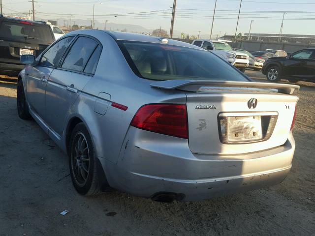 19UUA66295A061831 - 2005 ACURA TL SILVER photo 3