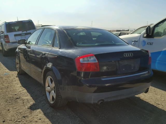 WAULC68E53A321325 - 2003 AUDI A4 1.8T QU BLUE photo 3