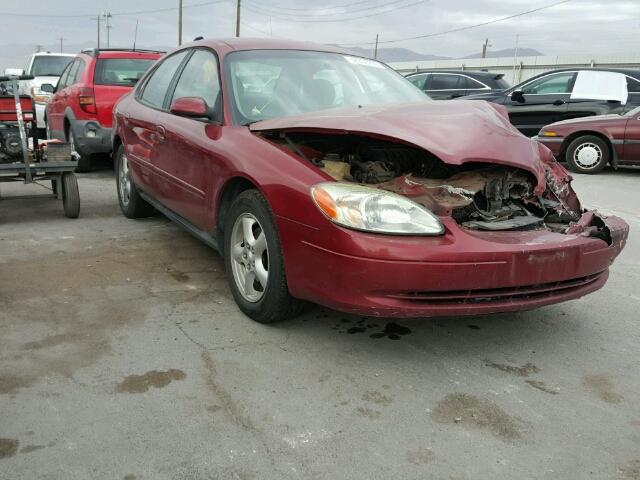 1FAFP53U32G189499 - 2002 FORD TAURUS SE RED photo 1