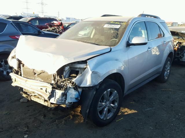 2GNALDEK4D6413475 - 2013 CHEVROLET EQUINOX LT SILVER photo 2