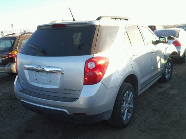 2GNALDEK4D6413475 - 2013 CHEVROLET EQUINOX LT SILVER photo 4