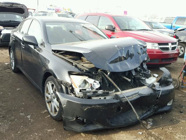 JTHBE262675013443 - 2007 LEXUS IS 350 BLACK photo 1