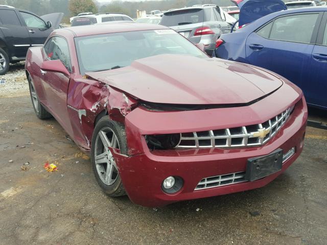 2G1FB1EV1A9176179 - 2010 CHEVROLET CAMARO LT MAROON photo 1