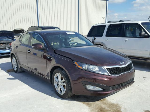 5XXGN4A71CG085906 - 2012 KIA OPTIMA EX PURPLE photo 1