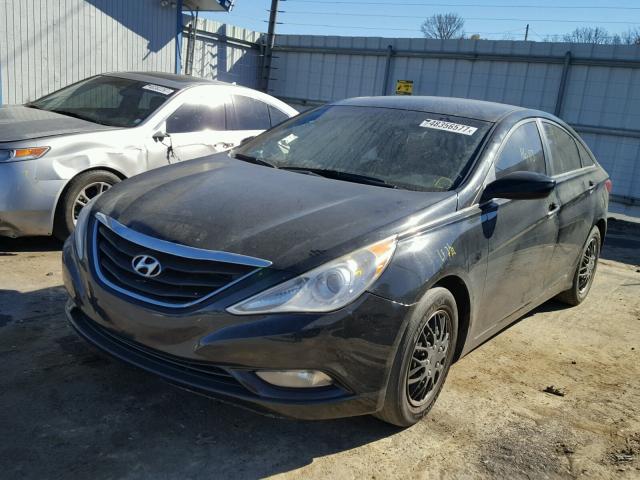 5NPEB4AC5CH458382 - 2012 HYUNDAI SONATA GLS BLACK photo 2