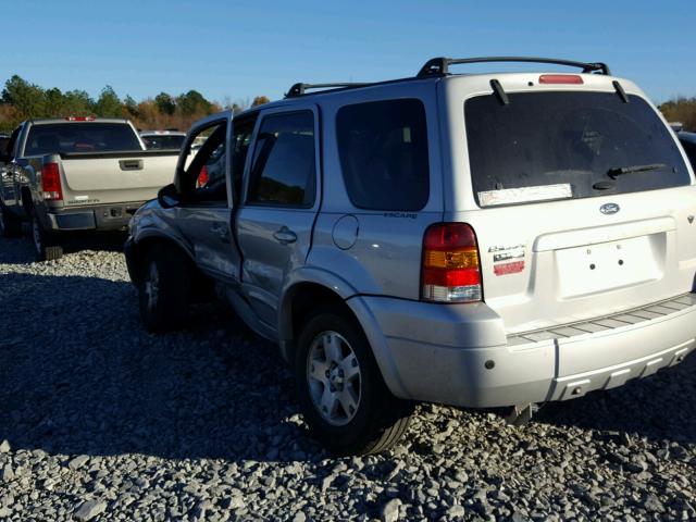 1FMYU04107KB19400 - 2007 FORD ESCAPE LIM SILVER photo 3