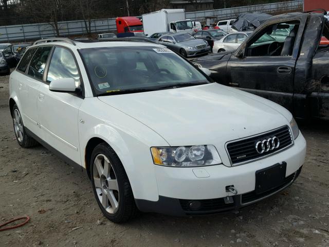 WAUVC68E54A102066 - 2004 AUDI A4 1.8T AV WHITE photo 1