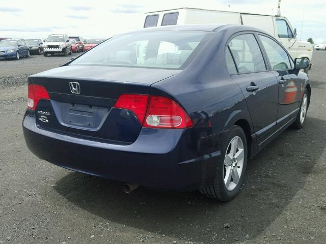 1HGFA16898L038669 - 2008 HONDA CIVIC EX ლურჯი ფოტო 4