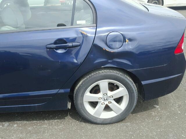 1HGFA16898L038669 - 2008 HONDA CIVIC EX ლურჯი ფოტო 9