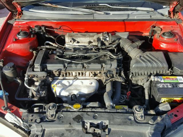 KMHDN46D84U800317 - 2004 HYUNDAI ELANTRA GL RED photo 7