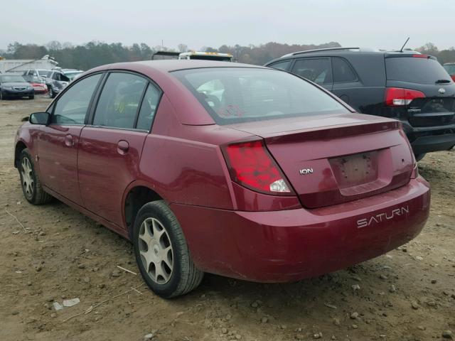 1G8AJ52F05Z122886 - 2005 SATURN ION LEVEL RED photo 3