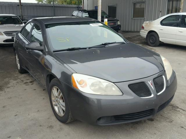 1G2ZF55B664138922 - 2006 PONTIAC G6 SE GRAY photo 1