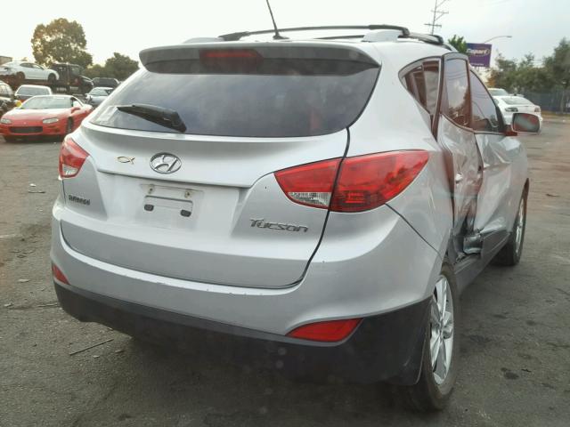 KM8JU3AC1CU487107 - 2012 HYUNDAI TUCSON GLS SILVER photo 4