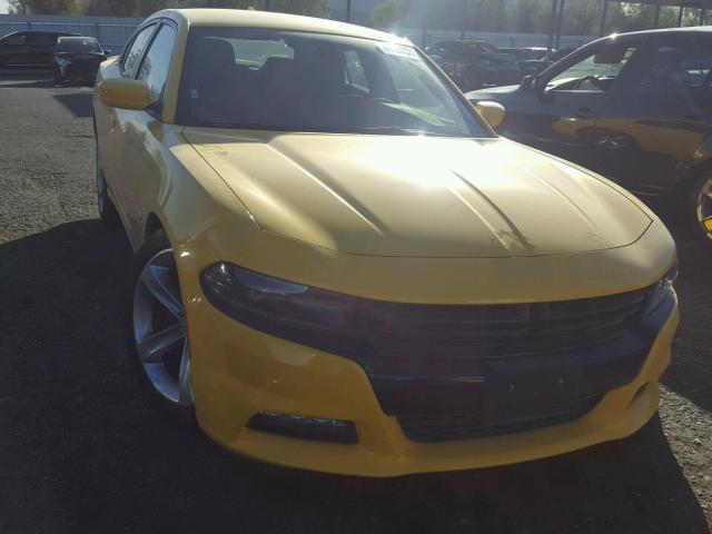 2C3CDXCT7JH162516 - 2018 DODGE CHARGER R/ YELLOW photo 1