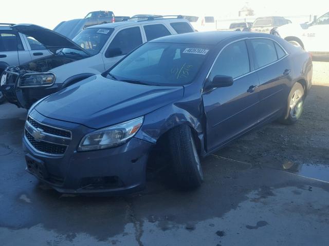 1G11B5SA0DF217514 - 2013 CHEVROLET MALIBU LS BLUE photo 2