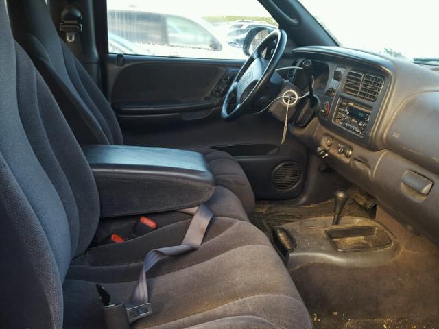 1B7GG22N9YS787917 - 2000 DODGE DAKOTA BURGUNDY photo 5