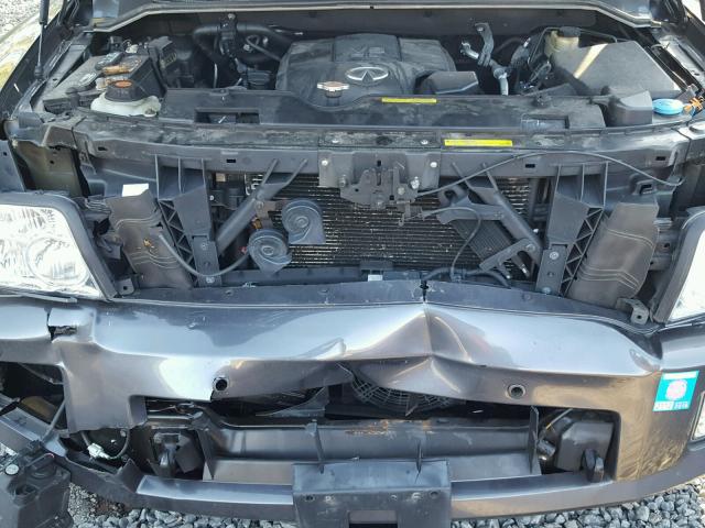 5N3AA08C28N910427 - 2008 INFINITI QX56 GRAY photo 7