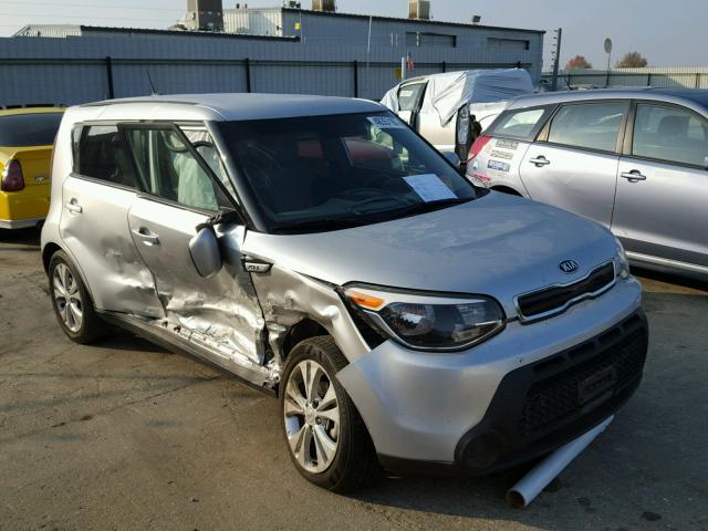 KNDJP3A53E7710293 - 2014 KIA SOUL + SILVER photo 1