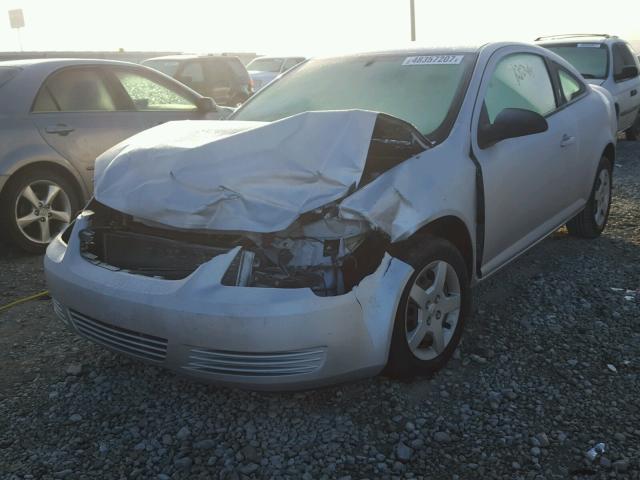 1G1AK15F767711298 - 2006 CHEVROLET COBALT LS SILVER photo 2