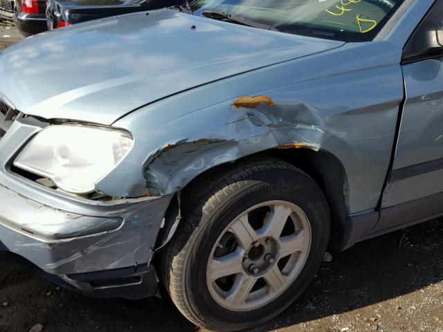 2A8GM48L78R659521 - 2008 CHRYSLER PACIFICA L 蓝色 照片 9