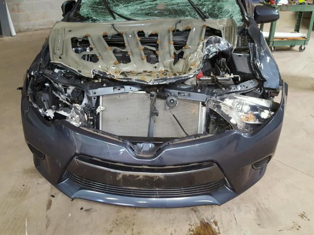 2T1BURHE6FC240427 - 2015 TOYOTA COROLLA GRAY photo 7