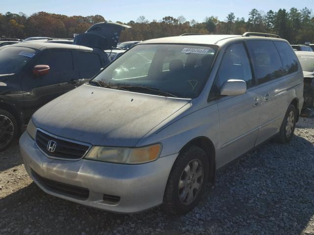 2HKRL189X2H567684 - 2002 HONDA ODYSSEY EX SILVER photo 2