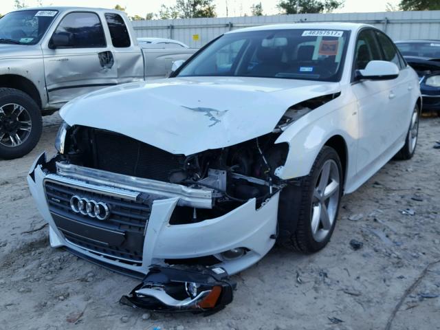 WAUKFAFL8CA116749 - 2012 AUDI A4 PRESTIG WHITE photo 2