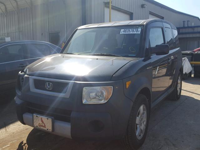 5J6YH17685L003045 - 2005 HONDA ELEMENT EX GRAY photo 2